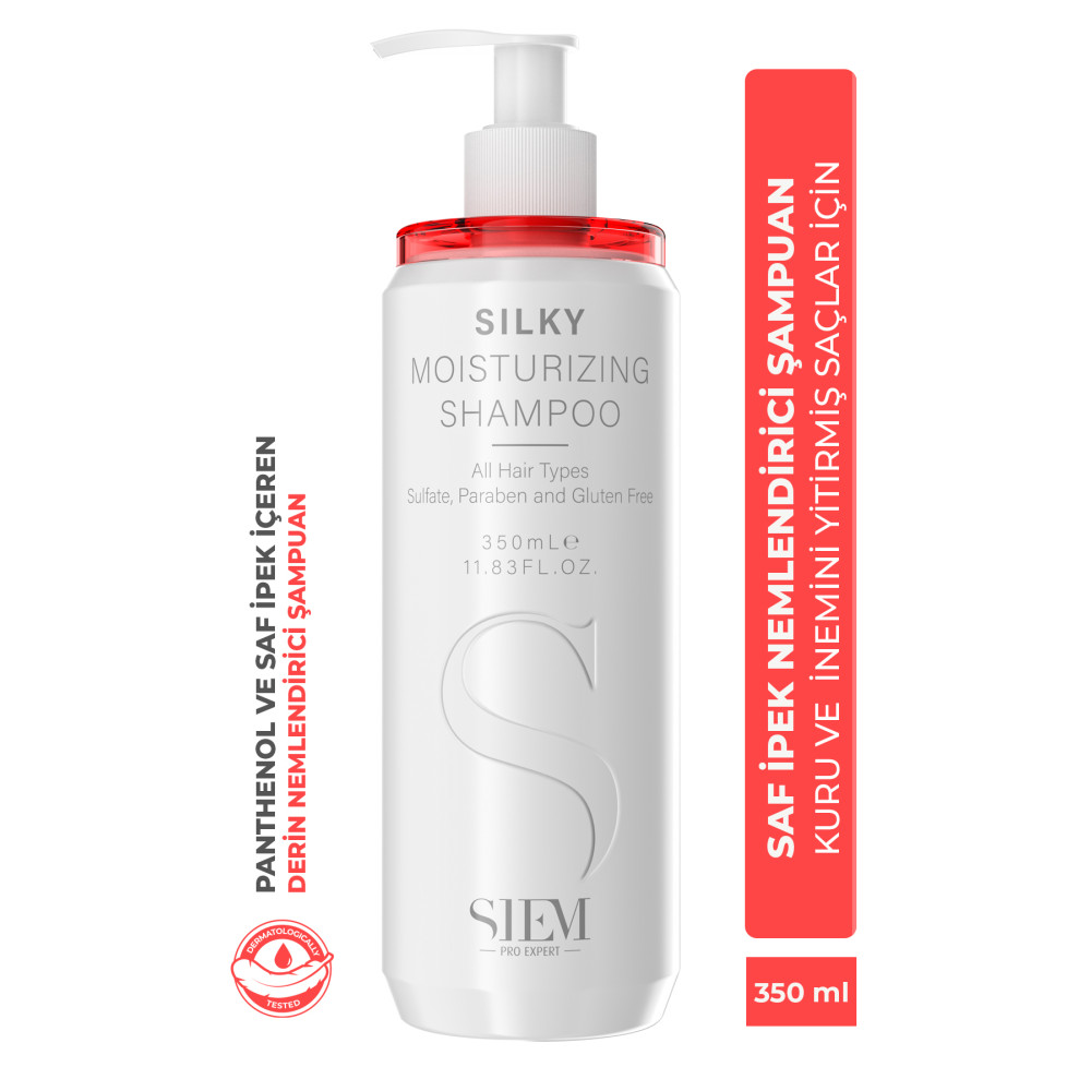SİEM Silky Moisturizing Shampoo Sülfatsız Nemlendirici Şampuan Tüm Saç Tipleri Saç Nem Bakımı 350ml Şampuan ve Saç Kremi Fiyatı