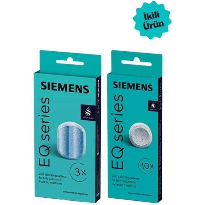 Siemens 2’li Avantajlı Paket Sıemens Kireç Temizleme Tableti & Sıemens Temizleme Tableti Elektrikli Mutfak Aletleri Aksesuarı Fiyatı