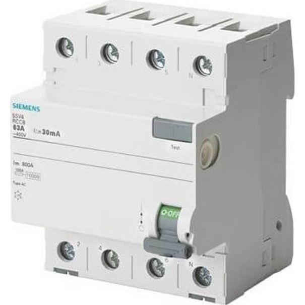 Siemens 5Sv4342-0 - 3X25A 30Ma Kaçak Akım Rölesi - 70Mm SSD / Solid State Drive Fiyatı