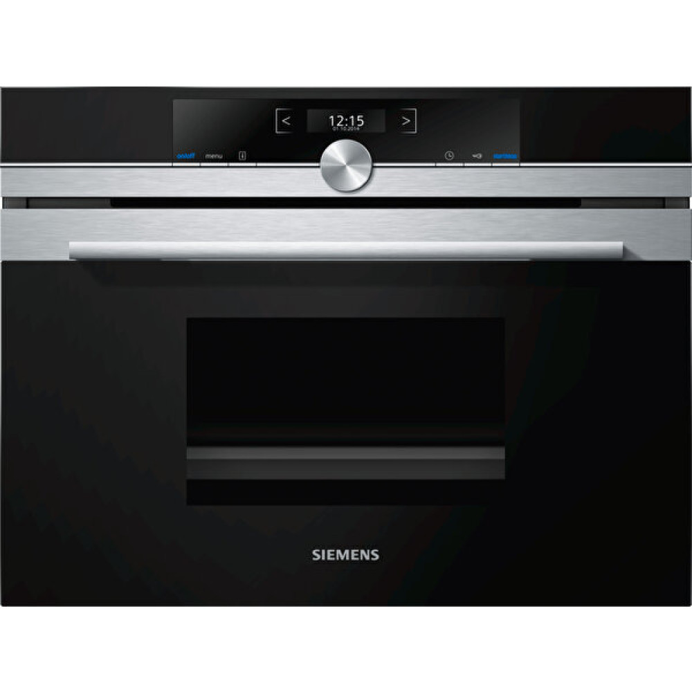 Siemens CD634GAS0 Buharlı Fırın 60 x 45 cm Inox - Siyah Fırınlar Fiyatı