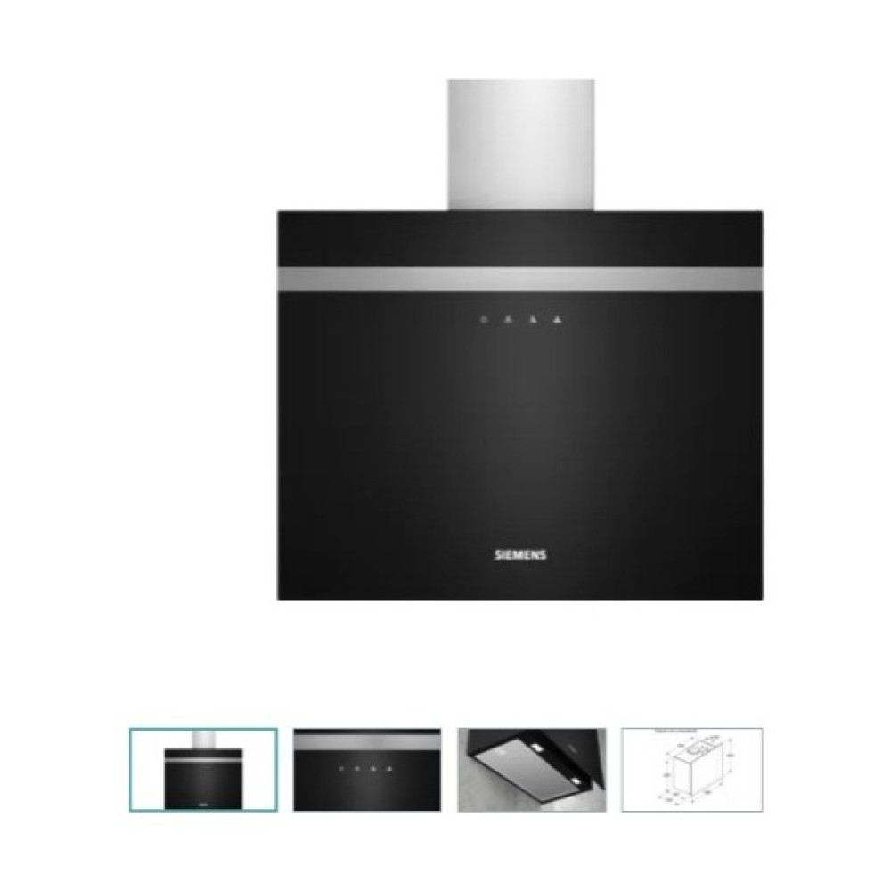 Siemens LC65FCJ60T Siyah Duvar Tipi Davlumbaz Davlumbazlar Fiyatı