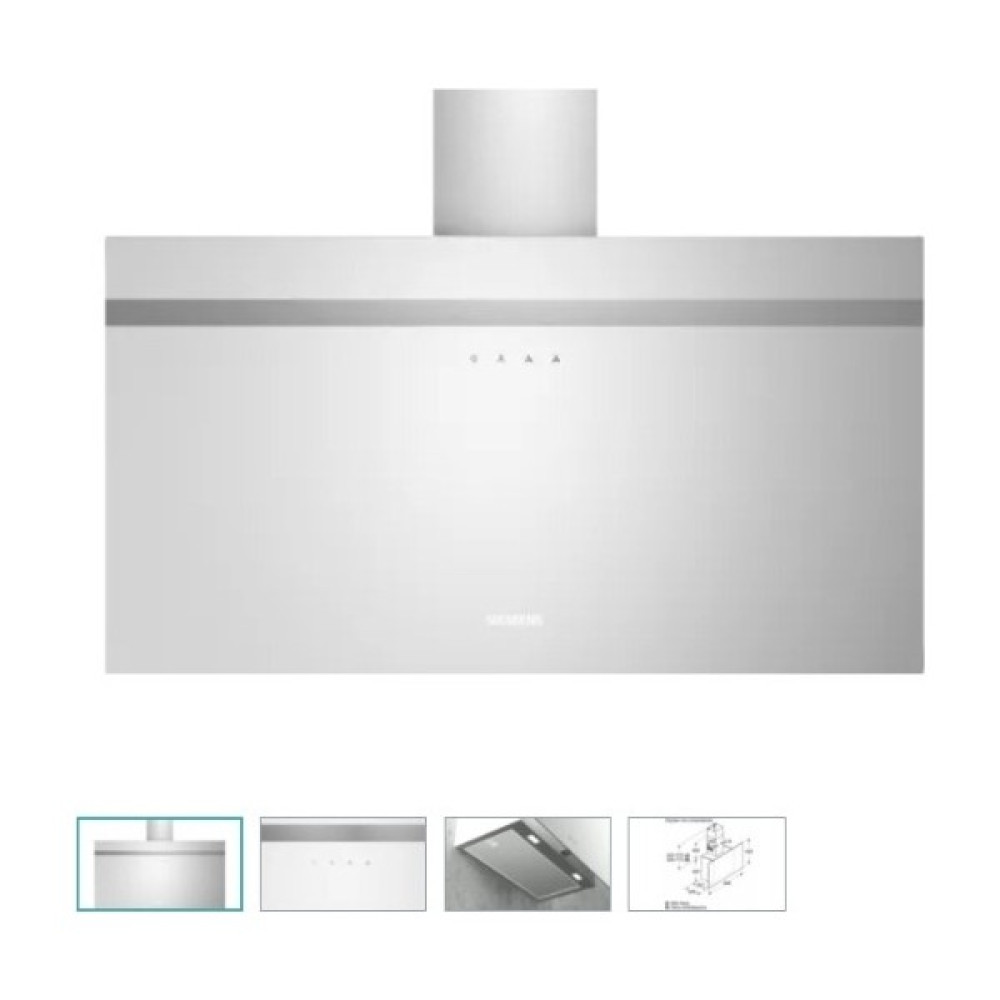 Siemens LC95FCJ20T Beyaz Duvar Tipi Davlumbaz Davlumbazlar Fiyatı