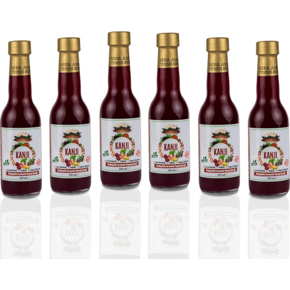 Şifa Ana 6 Adet Pancar Kanji (250ml.) Cam Şişede Diğer Fiyatı