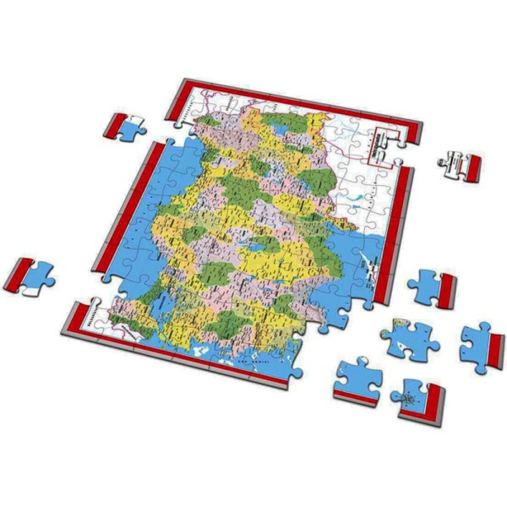 Şifa-İnur Türkiye Siyasi Haritası 81 Il Öğretici Yap Boz Puzzle Puzzle & Aksesuarları Fiyatı