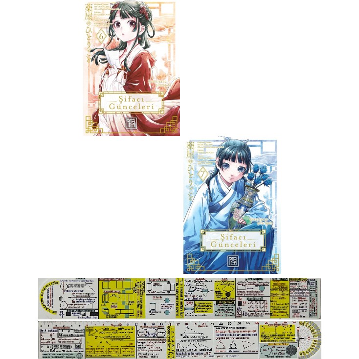 Şifacı Günceleri 6-7. Ciltler Manga Seti / Matematik Öğreten Cetvel - Natsu Hyuuga Çizgi Roman Fiyatı