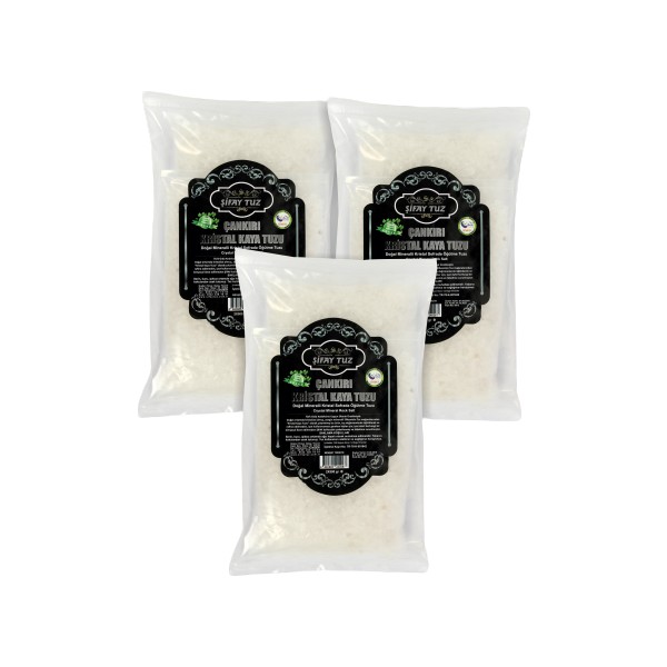 Şifay Tuz Çankırı Kaya Tuzu Sofrada Öğütme Tuzu 3'lü 1 kg Diğer Fiyatı