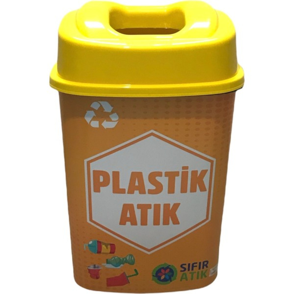 Sıfır Atık Geri Dönüşüm Plastik Atık Kutusu 60 Lt Dekoratif Bahçe Ürünleri Fiyatı