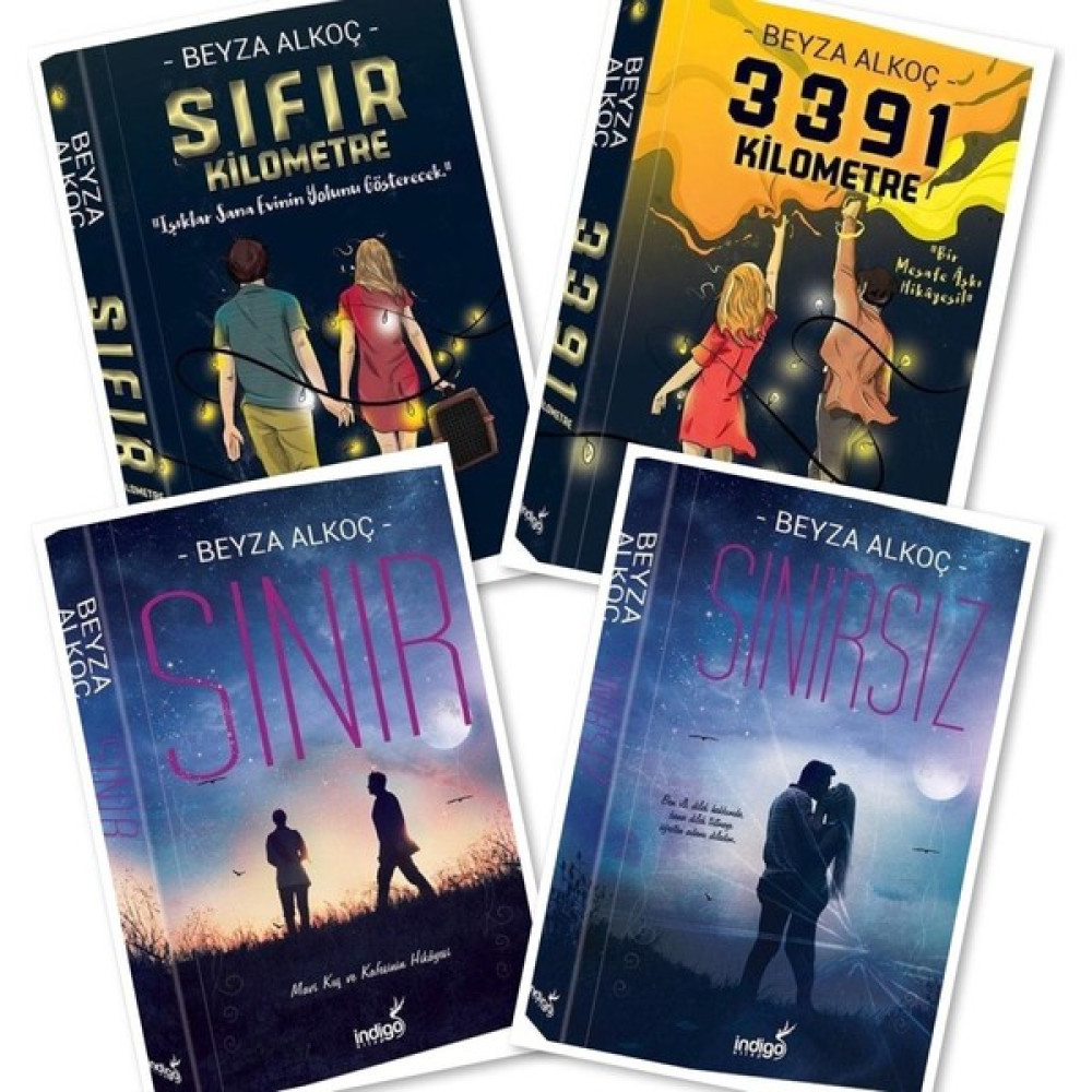 Sıfır Kilometre - 3391 Kilometre - Sınır - Sınırsız - Beyza Alkoç (4 Kitap),Caprice Kalem Macera Fiyatı