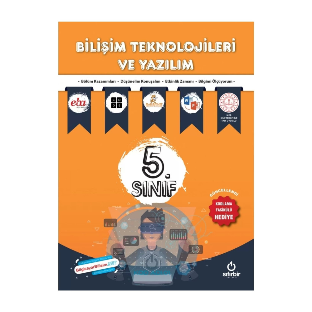 Sıfırbir Yayınları 5. Sınıf Bilişim Teknolojileri ve Yazılım Bilgisayar Kitapları Fiyatı