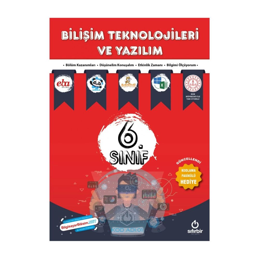 Sıfırbir Yayınları 6. Sınıf Bilişim Teknolojileri ve Yazılım Bilgisayar Kitapları Fiyatı