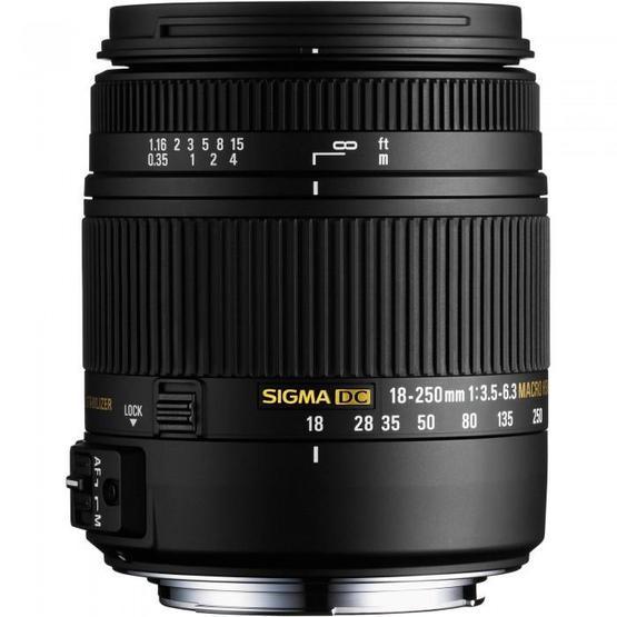 SIGMA 18-250mm f-3.5-6.3 DC OS HSM Makro Lens Objektif & Lensler Fiyatı
