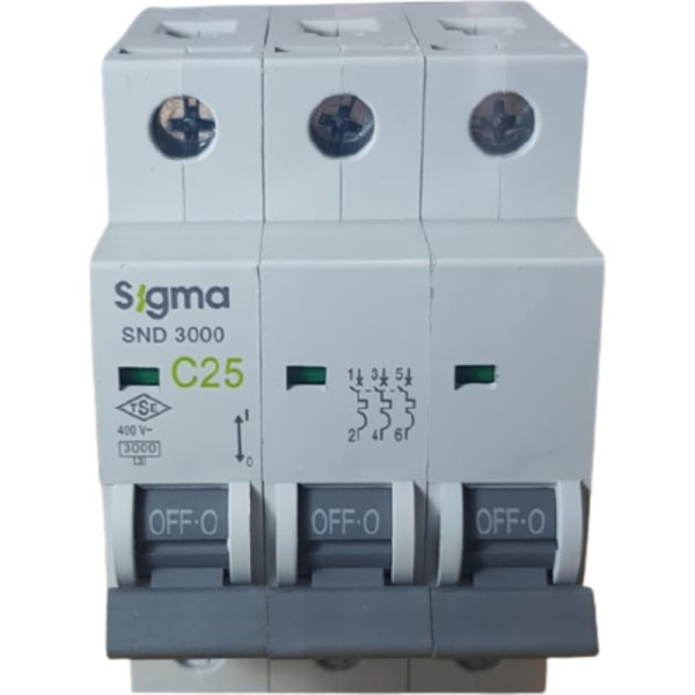 Sigma 3X25A C/3ka W Otomatik Sigorta Sigma - 25 A Oto Boyaları Fiyatı
