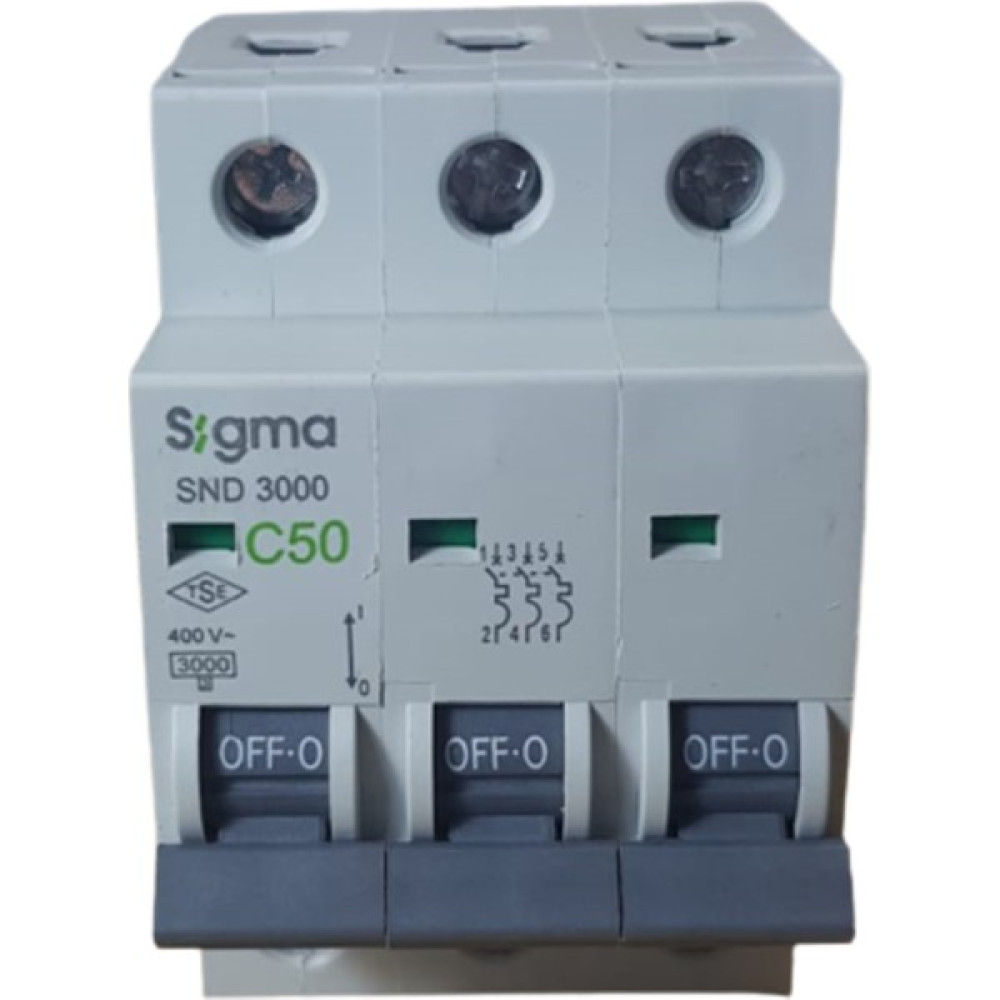 Sigma 3X50A C/3ka W Otomatik Sigorta Sigma - 50 A Oto Boyaları Fiyatı