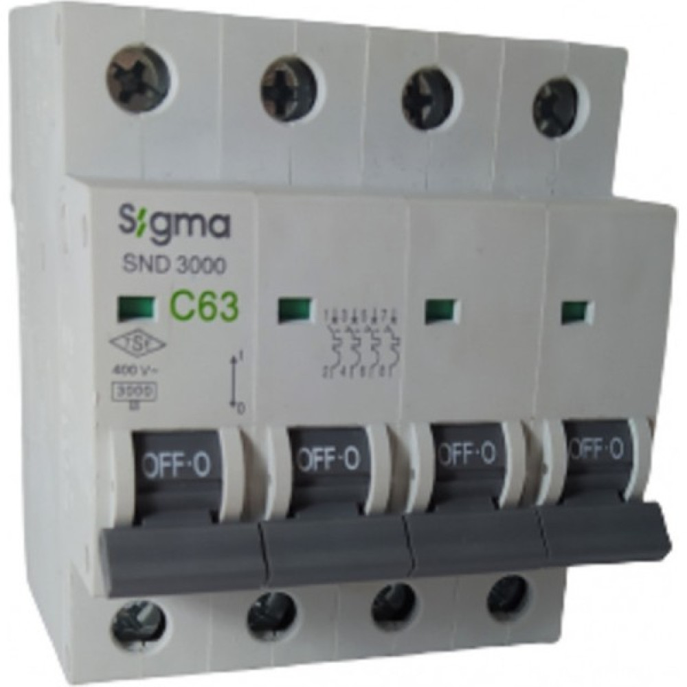 Sigma 4 x 63A C/3ka W Otomati̇k Si̇gorta Si̇gma - 63 A Oto Boyaları Fiyatı