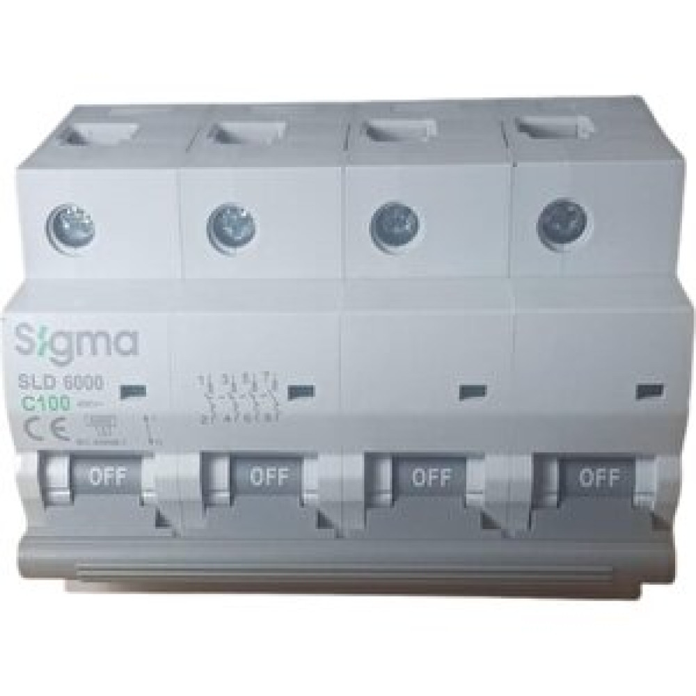 Sigma 4x100a C/6ka Otomati̇k Si̇gorta Si̇gma Elektrik ve Aydınlatma Fiyatı