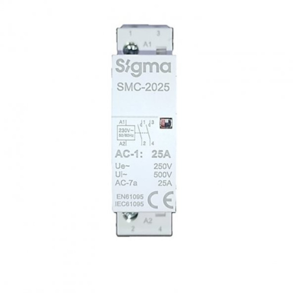 Sigma Smc-2025-2No 25 Amper Sessiz Kontaktor Elektrikli El Aletleri Fiyatı