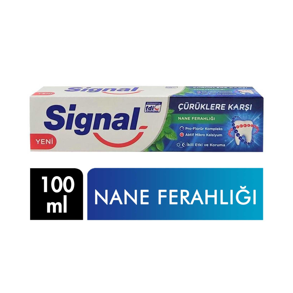 Signal Diş Macunu 100 ml Nane Ferahlığı Diş Macunları Fiyatı