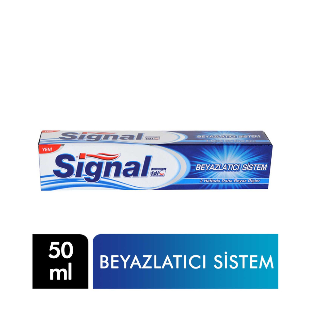Signal Diş Macunu 50 ml Beyazlatıcı Sistem Diş Macunları Fiyatı
