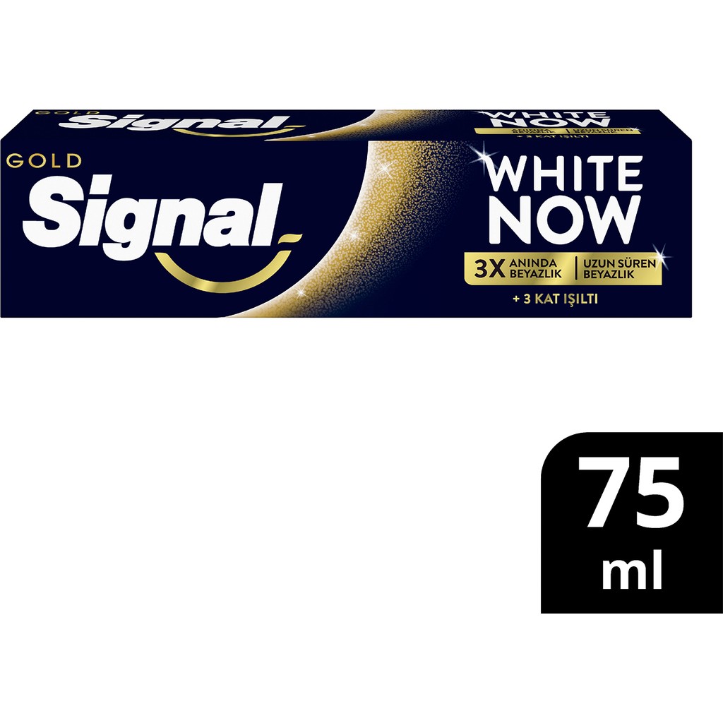 Signal Diş Macunu White Now Gold Anında 3 Kat Beyazlık 75 ml Diş Macunları Fiyatı