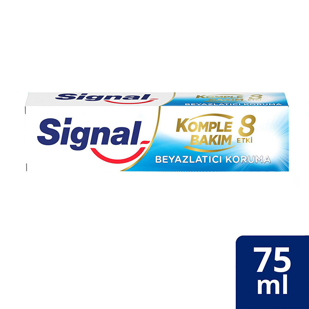 Signal Komple Bakım 8 Etki Diş Macunu Beyazlatıcı Koruma Çürük Karşıtı Ferah Nefes İçin Ağız Bakım 75 ml Diş Macunları Fiyatı