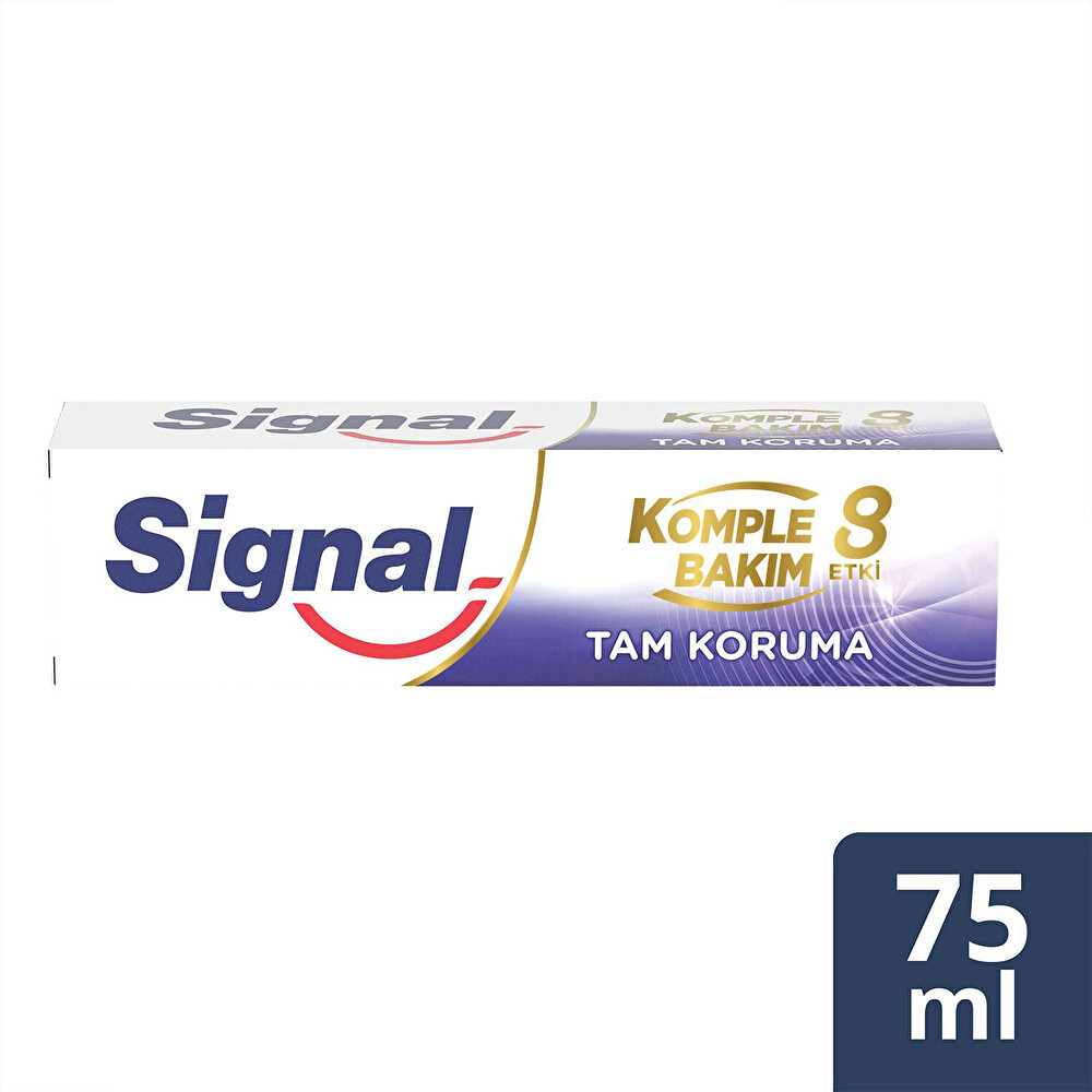 Signal Komple Bakım 8 Etki Diş Macunu Tam Koruma Çürük Karşıtı Ve Diş Beyazlatıcı Ferah Nefes İçin 75 ml Diş Macunları Fiyatı
