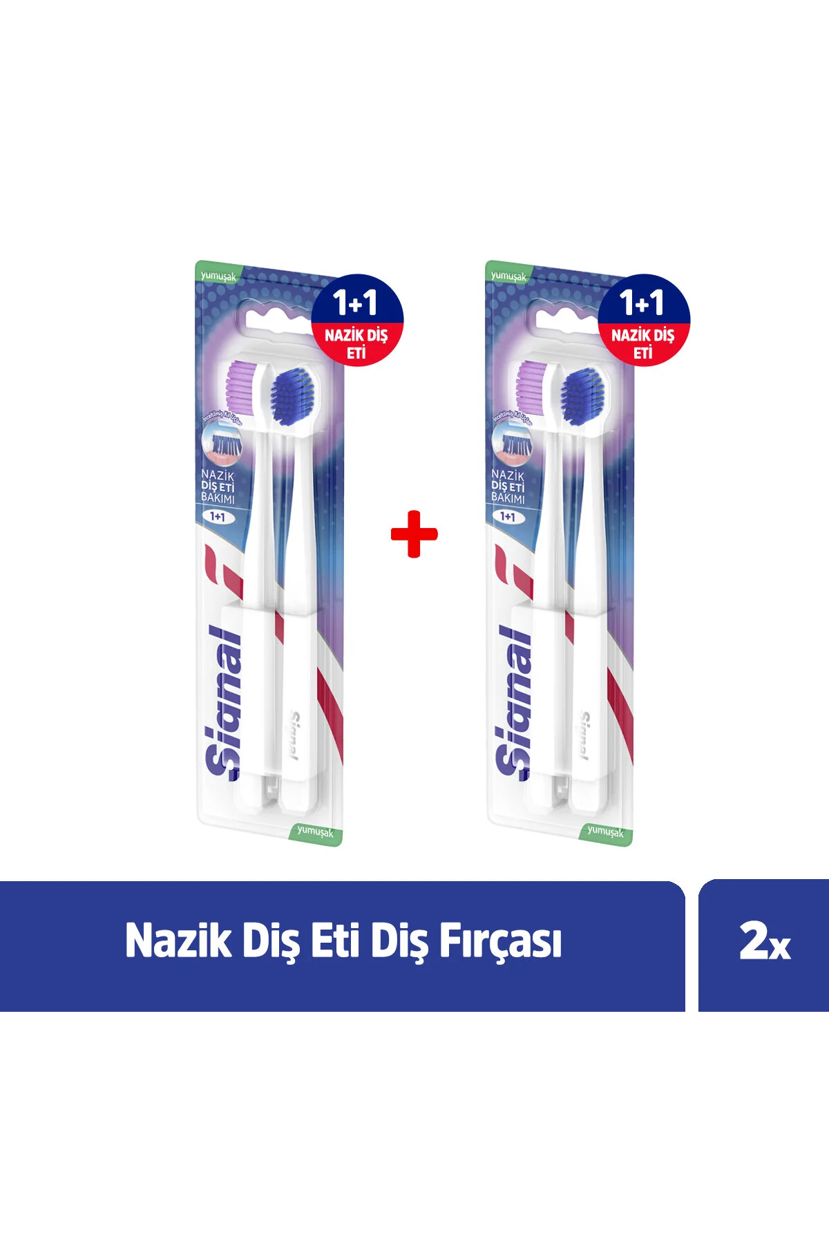 Signal Nazik Diş Eti Bakımı Diş Fırçası 1 1 Yumuşak X2" Diş Fırçaları Fiyatı