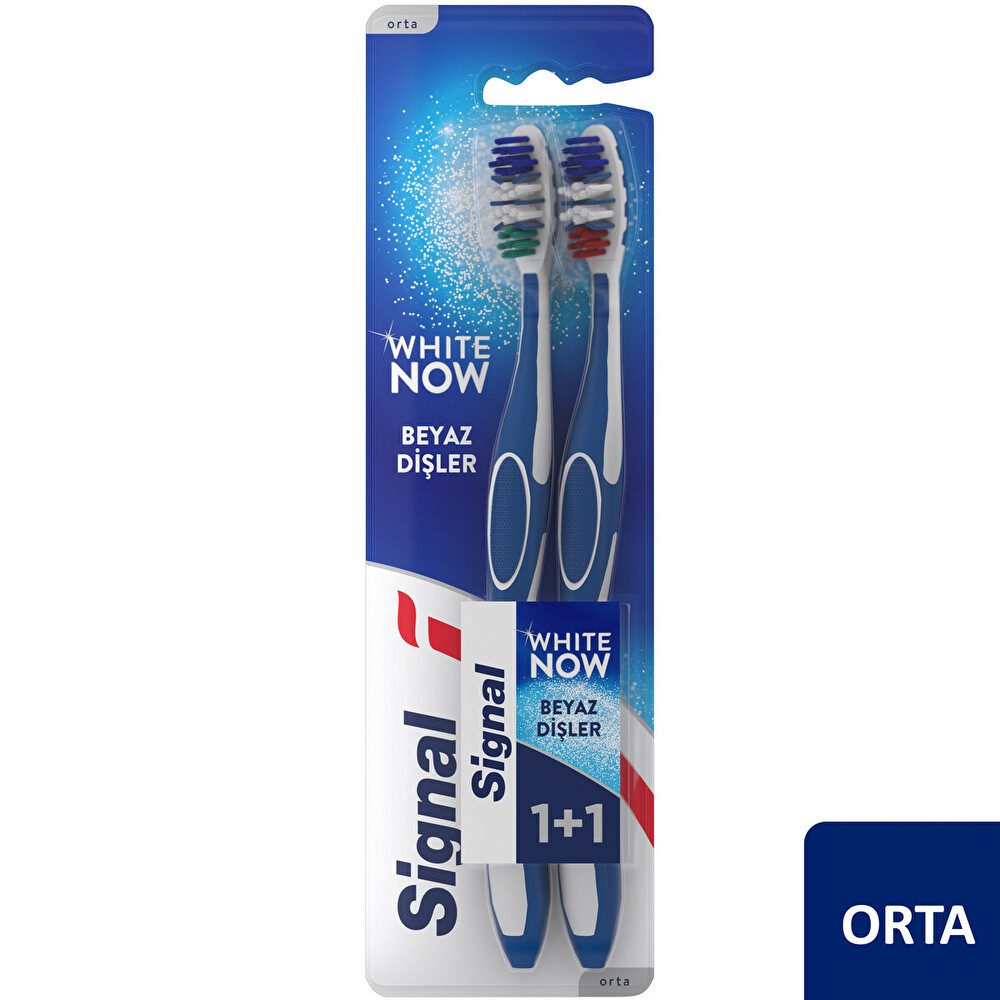Signal White Now Beyaz Dişler 1+1 Orta Diş Fırçası Diş Fırçaları Fiyatı
