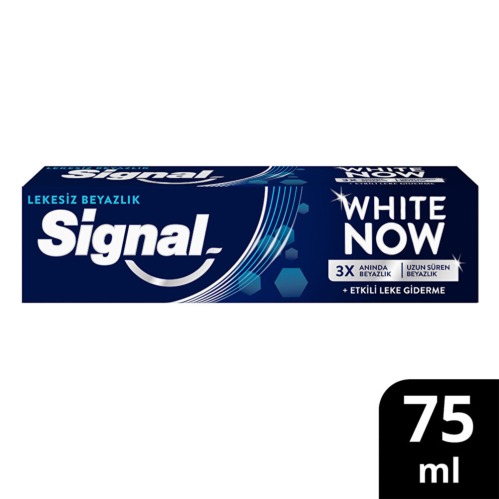 Signal White Now Lekesiz Beyazlık Anında Beyazlatıcı Leke Karşıtı Diş Macunu Kahve ve Sigara Lekelerine Etkili 75ml Diş Macunları Fiyatı
