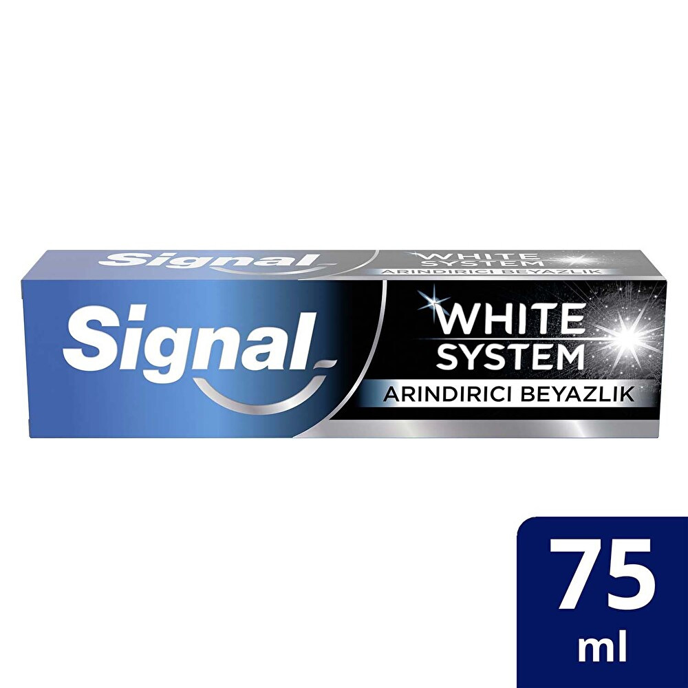 Signal White System Diş Macunu Arındırıcı Beyazlık Aktif Karbon 75 ml Diş Macunları Fiyatı