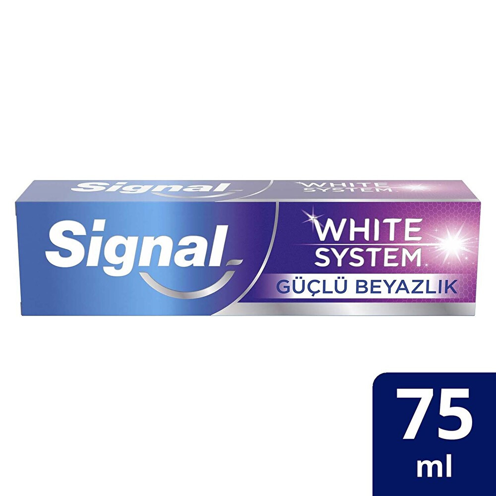 Signal White System Diş Macunu Güçlü Beyazlık Güçlü Diş Minesi 75 ml Diş Macunları Fiyatı