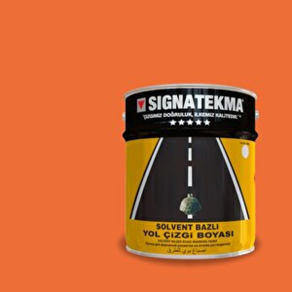 Signatekma Constance - Mma Esaslı Akrilik Yol Çizgi Boyası 25 Kg Turuncu Boyalar Fiyatı