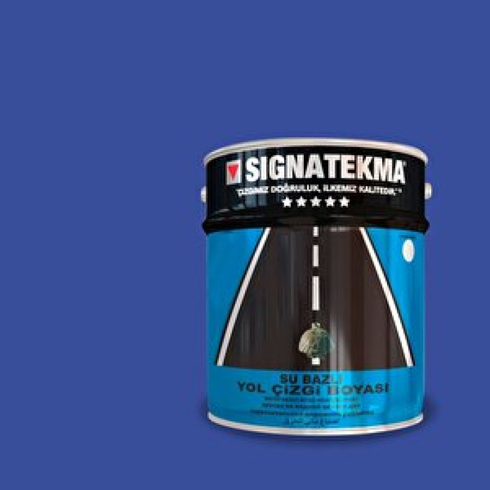Signatekma Hydral - Su Bazlı Yol Çizgi Boyası 25kg Mavi̇ Boyalar Fiyatı
