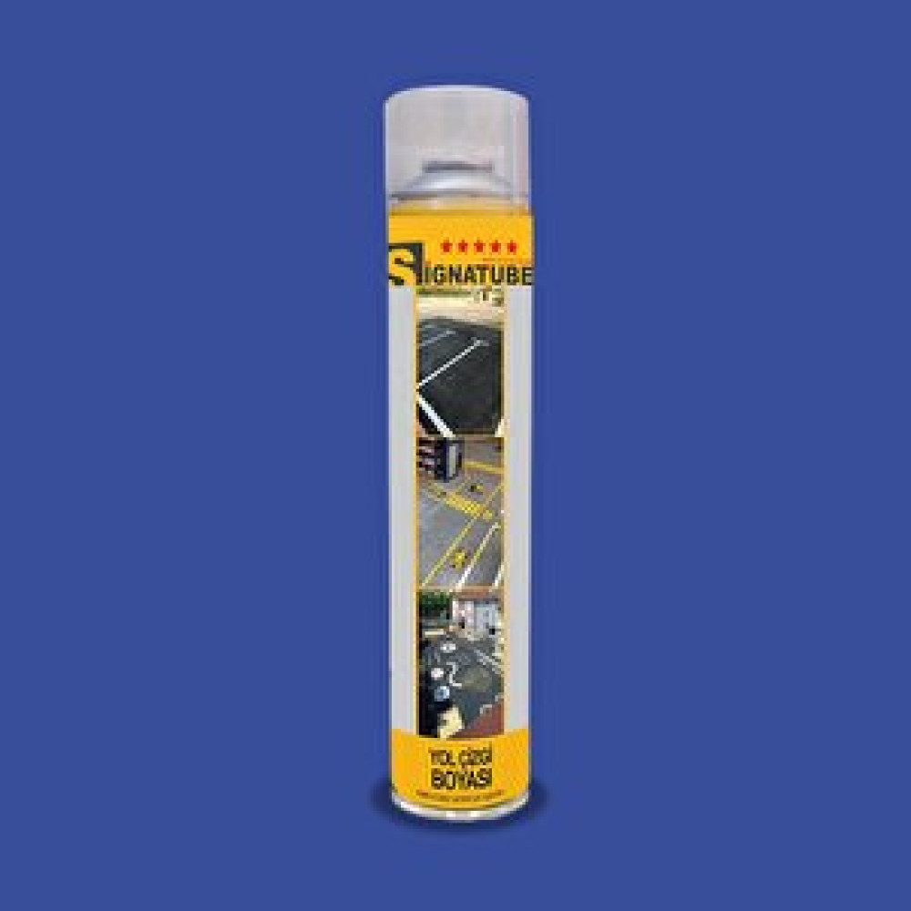 Signatekma Signatube Sprey Tüp Yol Çizgi Boyası 750ml X6 Adet Mavi̇ Boyalar Fiyatı