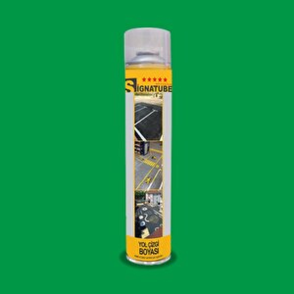 Signatekma Signatube Sprey Yol Çizgi Boyası 750ml Yeşi?L Yeşil Boyalar Fiyatı