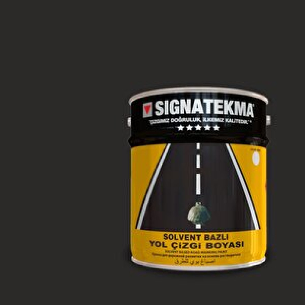 Signatekma Signawall - Alkid Esaslı Bordür Ve Kolon Boyası 25 Kg Si̇yah Boyalar Fiyatı