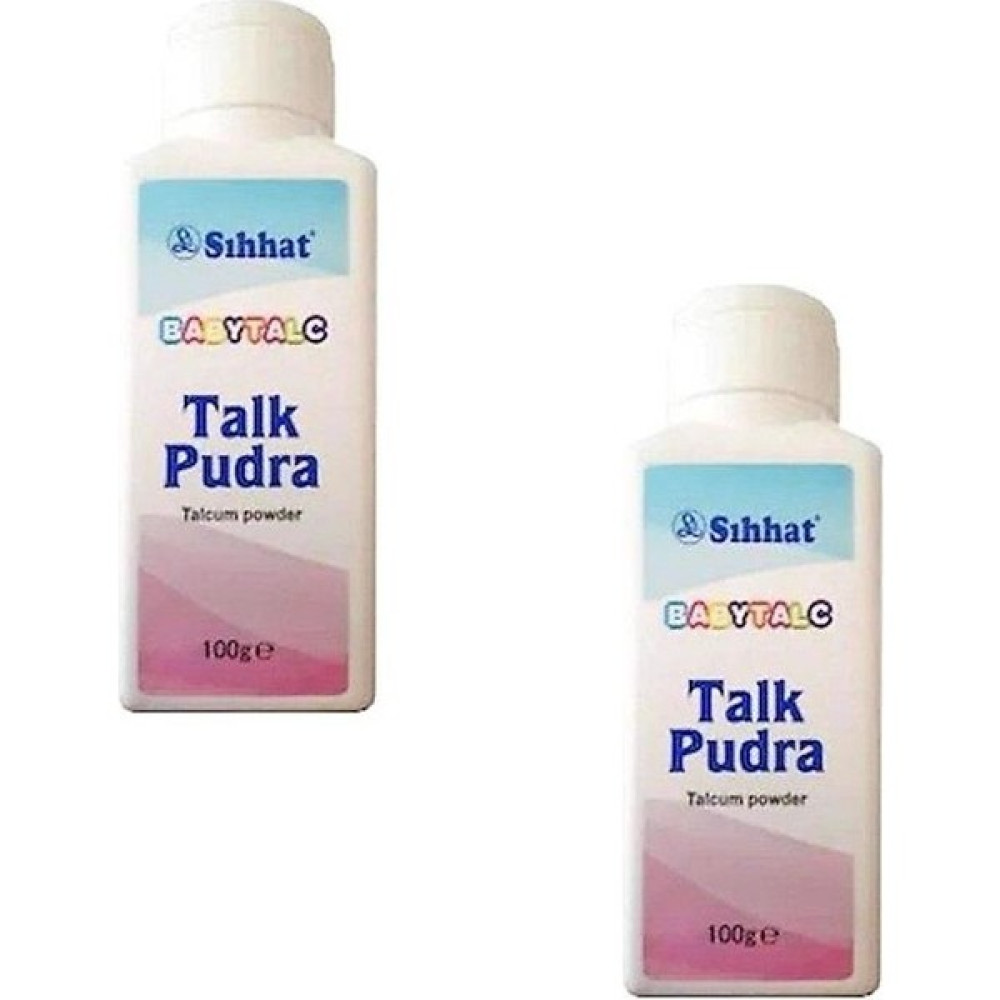 Sıhhat Babytalc Talk Pudra Bebek Pudrası 100 gr 2 Adet Bebek Pudra Fiyatı