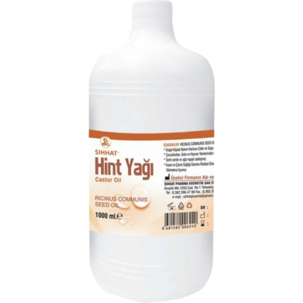 Sıhhat Pharma 1 Lt Sıhhat Hint Yağı Unisex Kullanıma Uygun Nemlendirici Etki Diğer Fiyatı