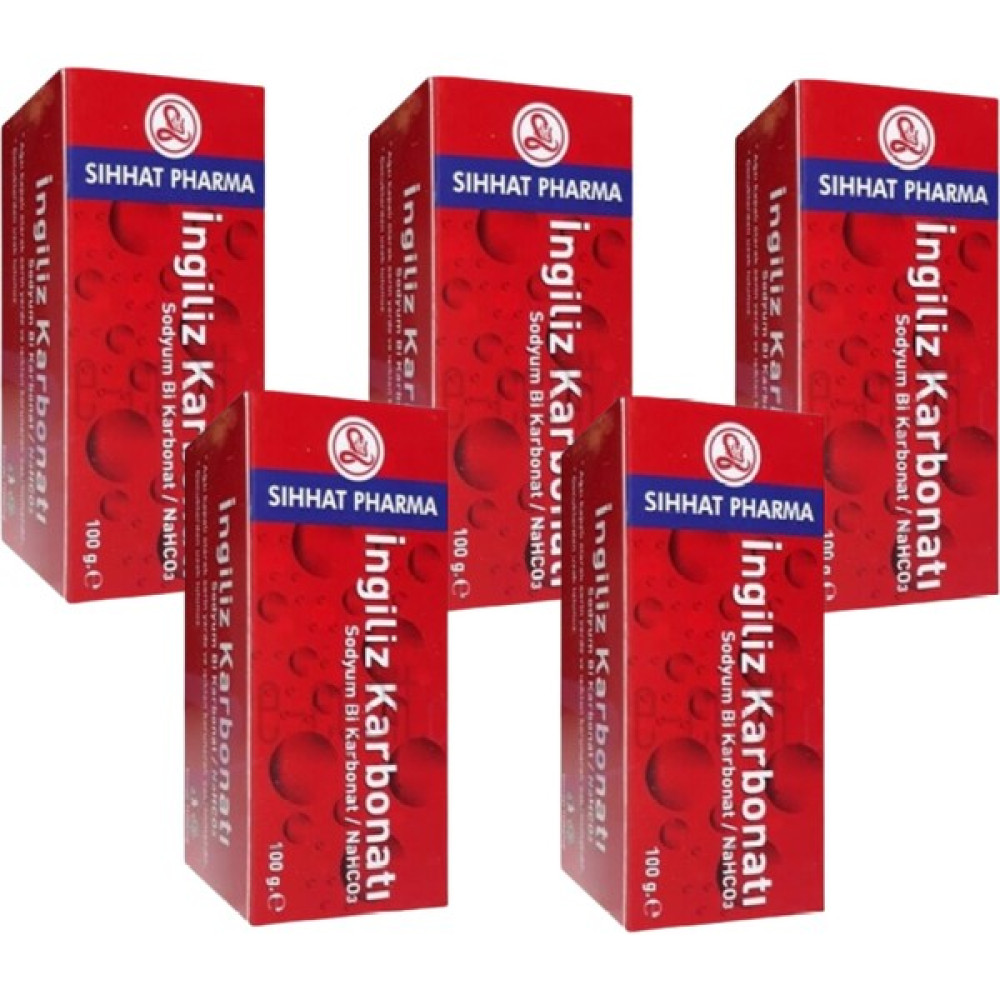 Sıhhat Pharma Ingiliz Karbonatı 100 gr (5 Adet) - 500 gr Baharat Fiyatı