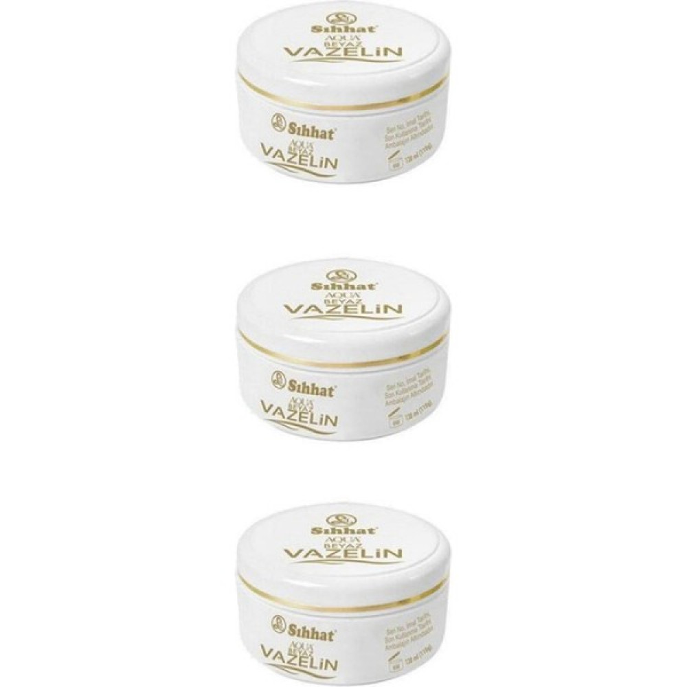 Sıhhat Vazelin 120gr Beyaz X 3 Adet - 1 Nemlendiriciler Fiyatı