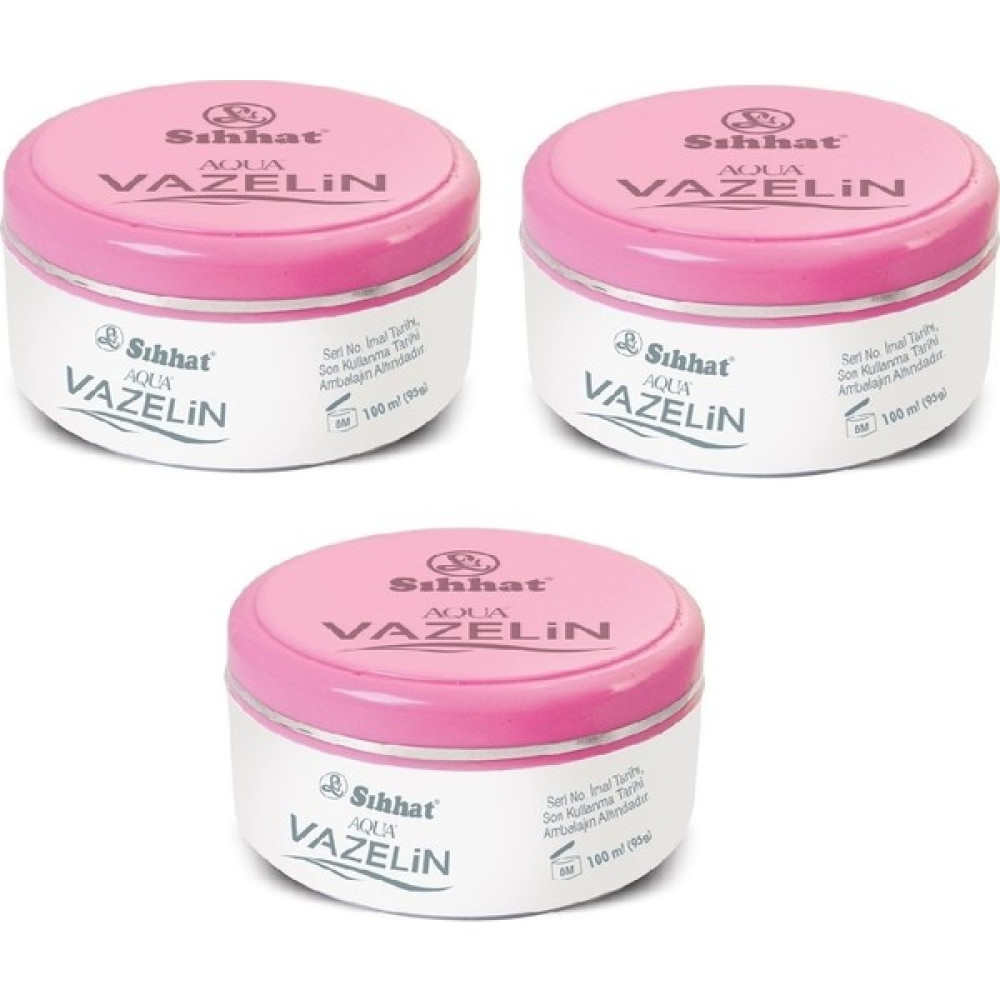 Sıhhat Vazelin 120gr Pembe X 3 Adet - 2 Nemlendiriciler Fiyatı