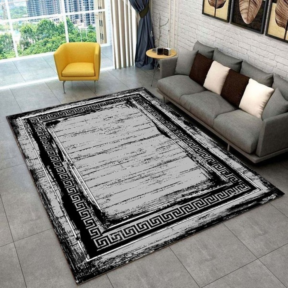 Sihirli Halı Dijital Baskı Yıkanabilir Kaymaz Taban Salon Mutfak Koridor Halısı Gri SD867 - 40 x 60 cm Salon Halısı Fiyatı