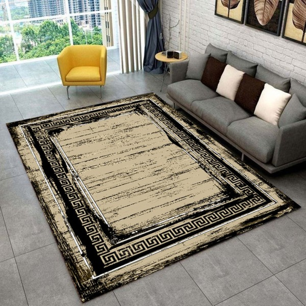 Sihirli Halı Dijital Baskı Yıkanabilir Kaymaz Taban Salon Mutfak Koridor Halısı Kahve SD868 - 40 x 60 cm Salon Halısı Fiyatı