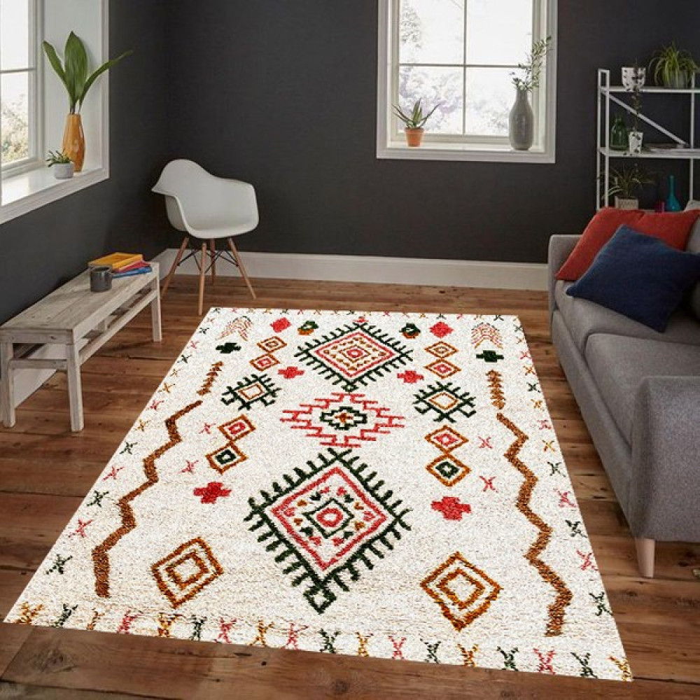 Sihirli Halı Dijital Baskı Yıkanabilir Kaymaz Taban Salon Mutfak Koridor Halısı Renkli SD954 - 80 x 150 cm Salon Halısı Fiyatı