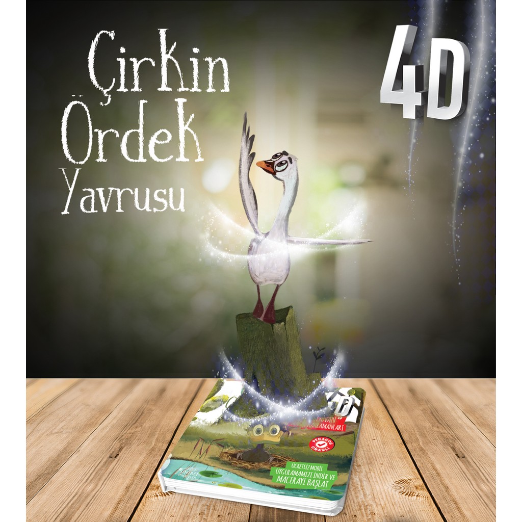Sihirli Hikayeler 4d Canlanan Kitap - Çirkin Ördek Yavrusu Diğer Fiyatı