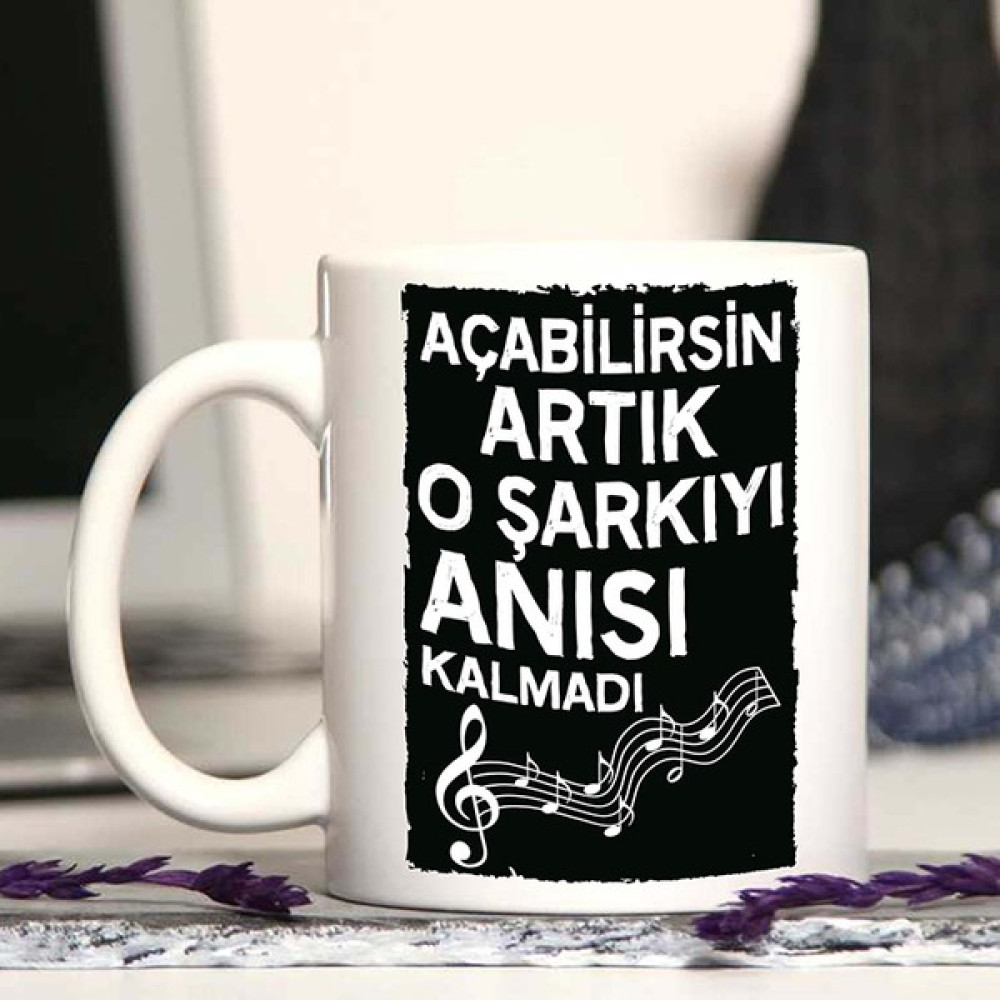 Sihirli Kare Anısı Kalmadı Retro Tasarım Kupa Bardak - 1 Adet - Beyaz - 200 ml Fincan / Bardak / Kahve Takımı Fiyatı