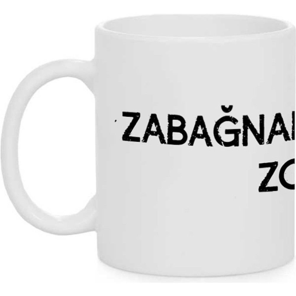 Sihirli Kare Esprili Tasarım Yazılı Kupa Bardak - 1 Adet - Beyaz - 200 ml Fincan / Bardak / Kahve Takımı Fiyatı