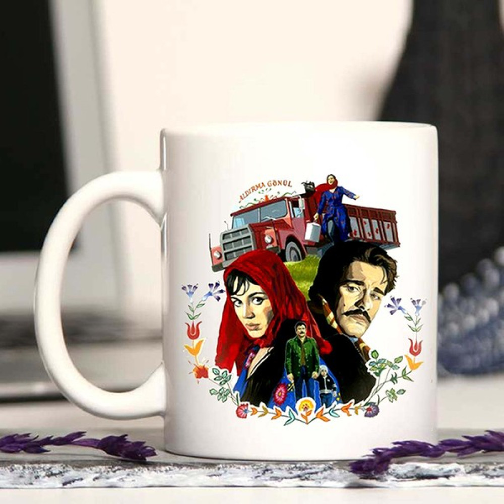 Sihirli Kare Retro Tasarım Al Yazmalım Temalı Kupa Bardak - 1 Adet - Beyaz - 200 ml Oto Boyaları Fiyatı
