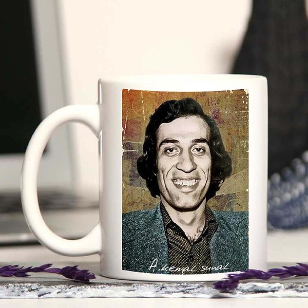 Sihirli Kare Retro Tasarım Kupa Bardak Kemal Sunal - 1 Adet - Beyaz - 200 ml Fincan / Bardak / Kahve Takımı Fiyatı