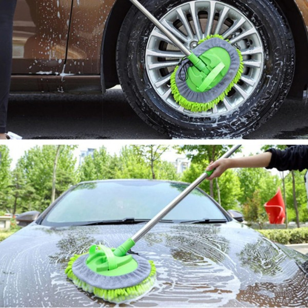Sihirli Mop Araba Yıkama Fırçası Mikrofiber Bezli Teleskopik Saplı +1 Yedek Bez Hediyeli Oto Yıkama Ürünleri Fiyatı