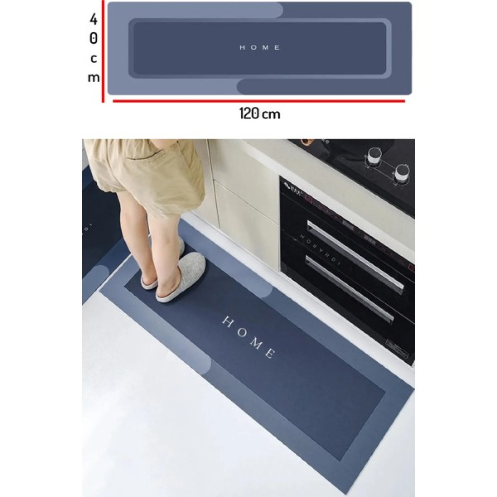 Sihirli Mop Su Emici Banyo Paspası Kaymaz Tabanlı Su Emici Yapı 40X120M Uzun - Mavi Klozet Takımı Fiyatı
